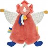 Doudou darčeková sada plyšový zaspávačik dinosaurus oranžový 25 cm