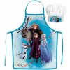 Kuchynská zástera s čiapkou FROZEN Ľadové kráľovstvo 3-8 rokov