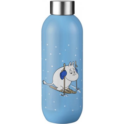 Stelton x Moomin Fľaša na pitie Keep Cool Moomin Skiing 600 ml
