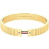 Tommy Hilfiger Očarujúce pevný náramok s kryštálmi Stripes 2781046