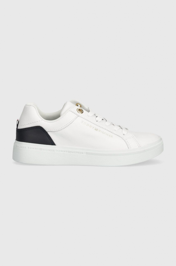 Tommy Hilfiger Sneakersy Elevated Essential Court Sneaker FW0FW07635 biela