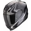 Moto přilba SCORPION EXO-520 EVO AIR TERRA černo/stříbrno/bílá - Velikost S