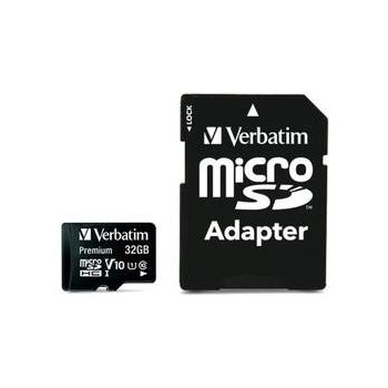 Verbatim microSDHC 32GB class 10 + adapter 44083