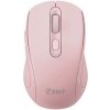 C-TECH C-TECH myš WLM-12 Dual mode, bezdrátová, BT5.0 + 2,4GHz, 1600DPI, 6 tlačítek, USB nano receiver, růžová
