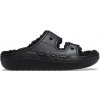 Dámske zateplené šľapky Crocs, BAYA COZZZY SANDAL čierna, 37/38