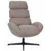 Avida Design Otočné kreslo Cloud s vysokým operadlom, tmavo béžové