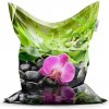 Sablio Sedací vak Ružová orchidea - 150x100 cm