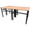 Lincos Modulárny pracovný stôl 4ks 125x62x105cm