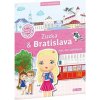 ELLA&MAX Zuzka & Bratislava, kniha samolepiek, vyše 300 opakovane použiteľných samolepiek