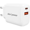 AlzaPower A100 Fast Charge 20 W biela