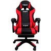 Herné kreslo R-sport K4, umelá koža, čierno-červené