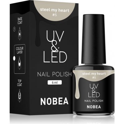 NOBEA UV & LED Steel my heart 5 6 ml