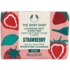 The Body Shop Strawberry Cleansing Face & Body Bar - Tuhé mydlo na tvár a telo 100 g