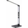 IMMAX LED stolní lampička HERON NEW/ Qi nabíjení/ 8,5W/ DC 12V/2A/ stmívatelná/ sklápěcí rameno/ stříbrná (09105L)