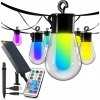 Solárna záhradná girlanda RGB – Osvetlenie s diaľkovým ovládačom