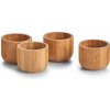 Bambusové poháre na vajíčka ZELLER Bamboo 4 ks