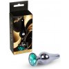 MyLove Toys - Jewellery Dark Silver BUTT PLUG- Green