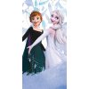 TipTrade Bavlnená froté osuška 70x140 cm - Ľadové kráľovstvo Princezné Anna a Elsa