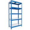 Kovový regál do špajze Biedrax 50 x 60 x 180 cm, modrý - 5 políc pozink