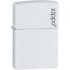 Zippo - Zapaľovač Zippo Logo White Matte 26417