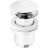 Alpi - Odtoková zátka Click-Clack kovová, biela matná SC010BI
