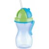 Tescoma Detská fľaša so slamkou BAMBINI 300 ml modrá