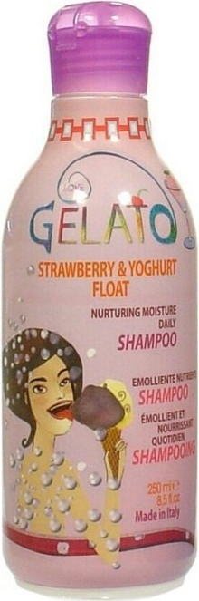 Bes Gelato Moisture zmekčujúci regeneračny šampón s voňou jahod a jogurtu 250 ml