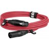 Rode XLR3M-R XLR prepojovací kábel 3 m červená; 400832816