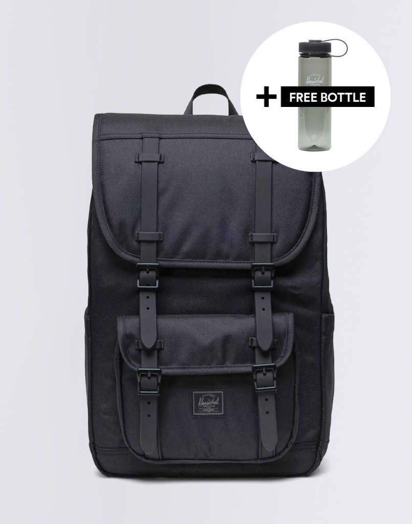 Herschel Supply Little America Mid-Volume Black Tonal 21 l