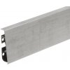 PVC soklová lišta Cezar Prestige Goth Clear Mat M256 – 75 mm, 2,5 m Balenie: 1 kus