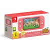 Herná konzola Nintendo Switch Lite - Coral + Animal Crossing New Horizons (045496453695)