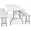 Springos Kempingový stôl 180 x 74 x 74 cm GF0099