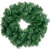 Veniec MagicHome Vianoce, prírodný, 45 cm, 100 vetiev, HUSTÝ