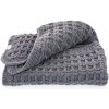 elsie Deka háčkovaná vaflová tmavošedá