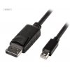 PremiumCord Mini DisplayPort - DisplayPort V1.2 přípojný kabel M/M 1m kport7-01