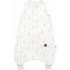 Mušelínový spací vak s nohavičkami GOOSE Baby Nellys Soft, 70cm, biela