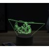 Beling 3D lampa,SA 330 Puma, 16 farebná ULA16