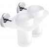 Nimco Unix - Držiak pohára dvojitý, chróm UN X3-58DW-26