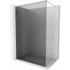 Mexen Kioto-F, sprchová zástena s rámom 90 x 202 cm, 8 mm šedé sklo, chrómový profil, 800-090-104-01-40