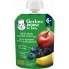 Gerber Organic vrecko jablko banán borůvka a ostružina 90 g