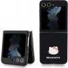 Hello Kitty Hardcase IML Metal Logo Kitty Head puzdro pre Samsung Galaxy Z Flip5 – čierne KF2345673