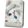 Univerzálne knižkové puzdro Cute Kitty pre tablet so 7 - 8 palcovým displejom