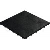 Plastová dlaždica Florco Floor 40 x 40 cm s klick systémom čierna balenie 6 ks