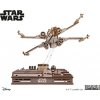 Ugears 3D dřevěná mechanická skládačka Star Wars Luke Skywalker X-Wing stíhačka