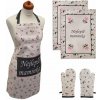 HOME ELEMENTS Set Najlepšia mamička, zástera, chňapka s magnetom, dve utierky
