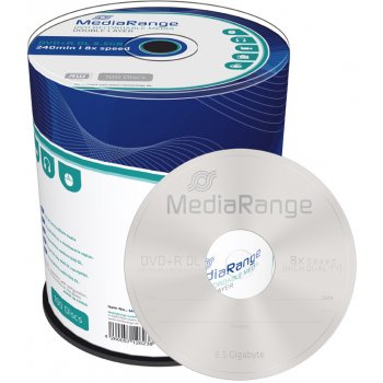 MediaRange DVD+R 8,5GB 8x, 100ks