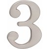COBRA Číslica 3 - 5 cm, matný nikel