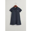 ŠATY GANT PIQUE SS FLOUNCE DRESS EVENING BLUE