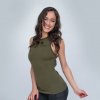 GymBeam Dámske tielko Crossed Military Green XS