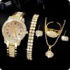 Zlaté hodinky, náhrdelník, náušnice, náramok, prsteň ZIRKÓNY SKVOST